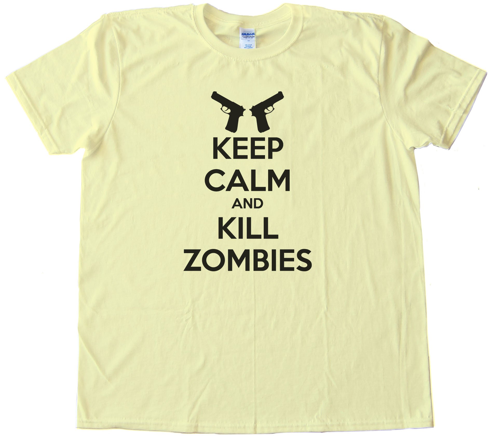 Keep Calm And Kill Zombies Tee Shirt