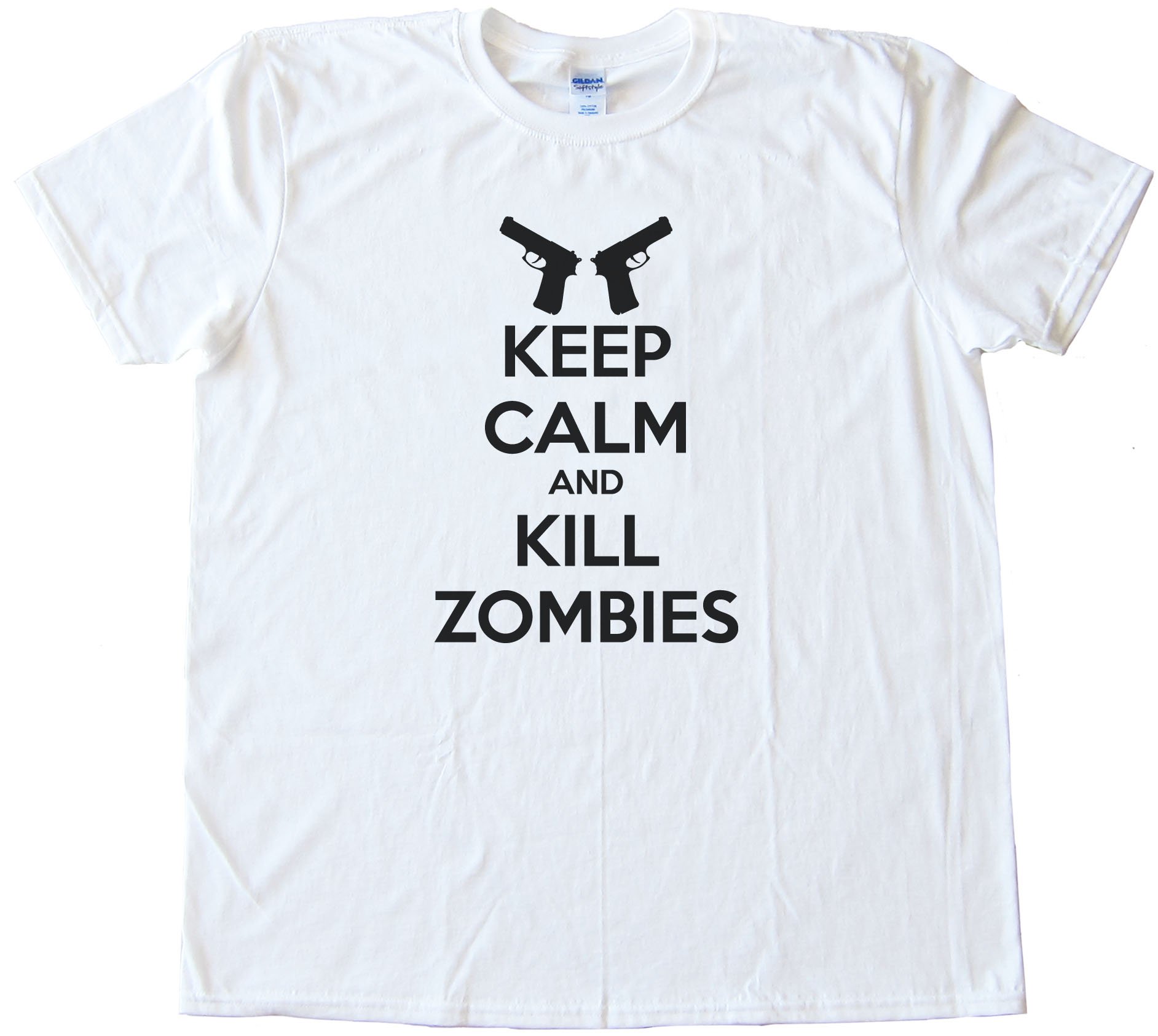 Keep Calm And Kill Zombies Tee Shirt