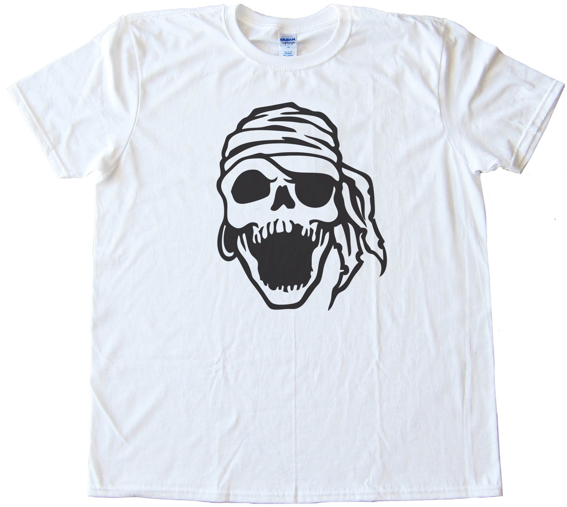 Laughing Pirate Skull - Tee Shirt