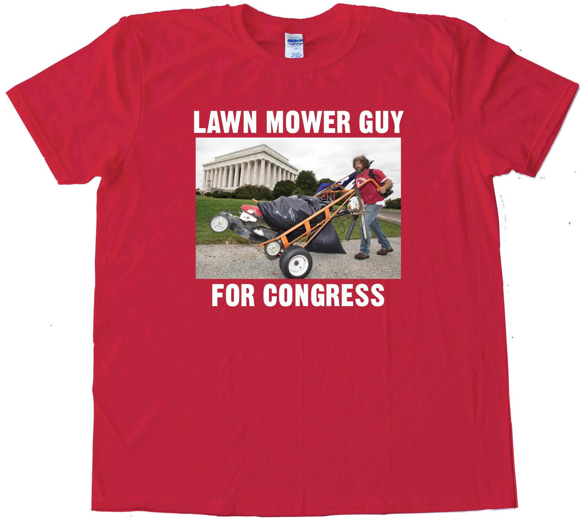 Lawn Mower Guy For Congress - Tee Shirt