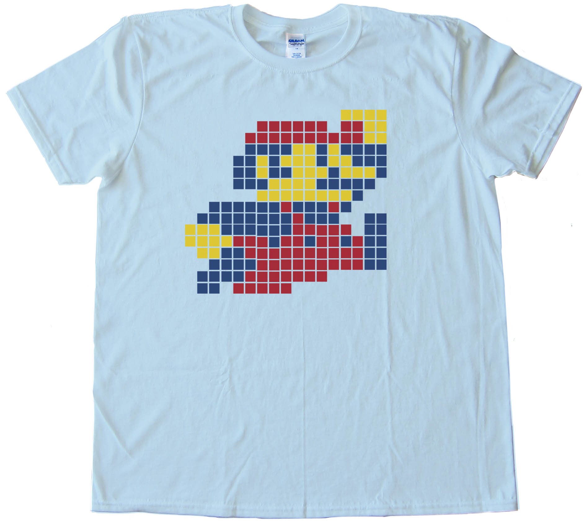 Mario Brothers Mario Sprite 8 Bit Pixel Nintendo - Tee Shirt