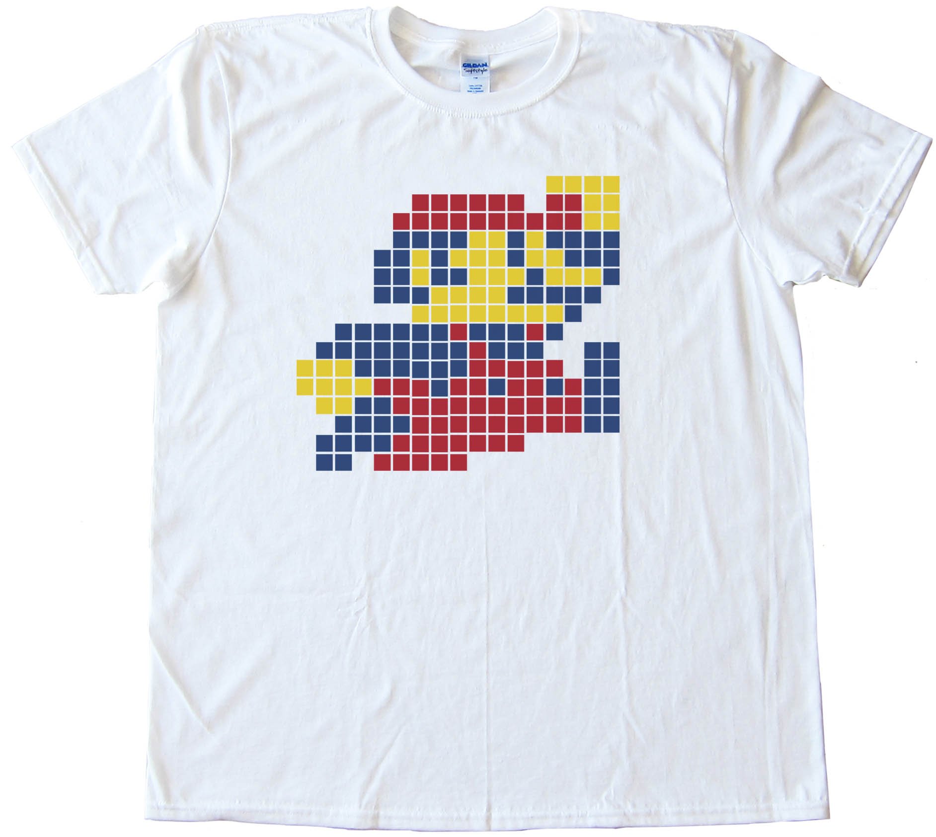 Mario Brothers Mario Sprite 8 Bit Pixel Nintendo - Tee Shirt