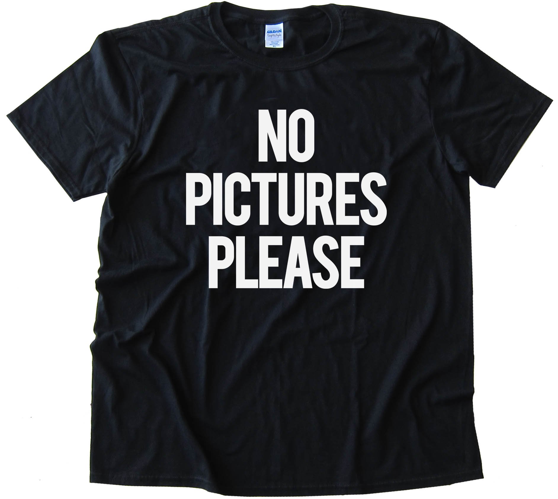 No Pictures Please - Tee Shirt