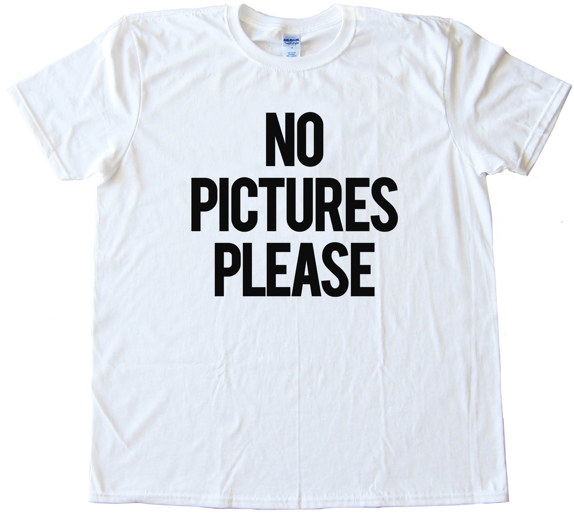 No Pictures Please - Tee Shirt