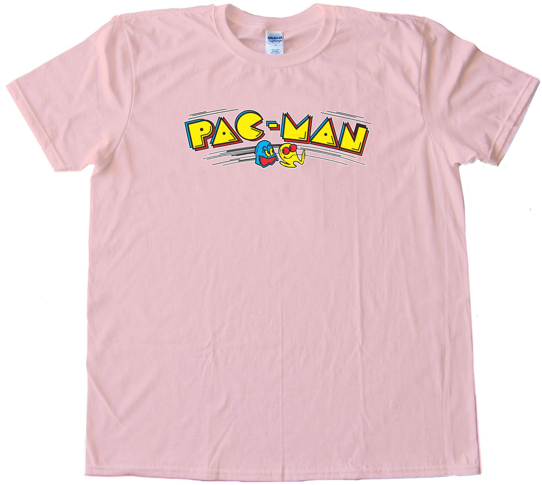 Pacman Classic Video Game Pac Man Logo - Tee Shirt