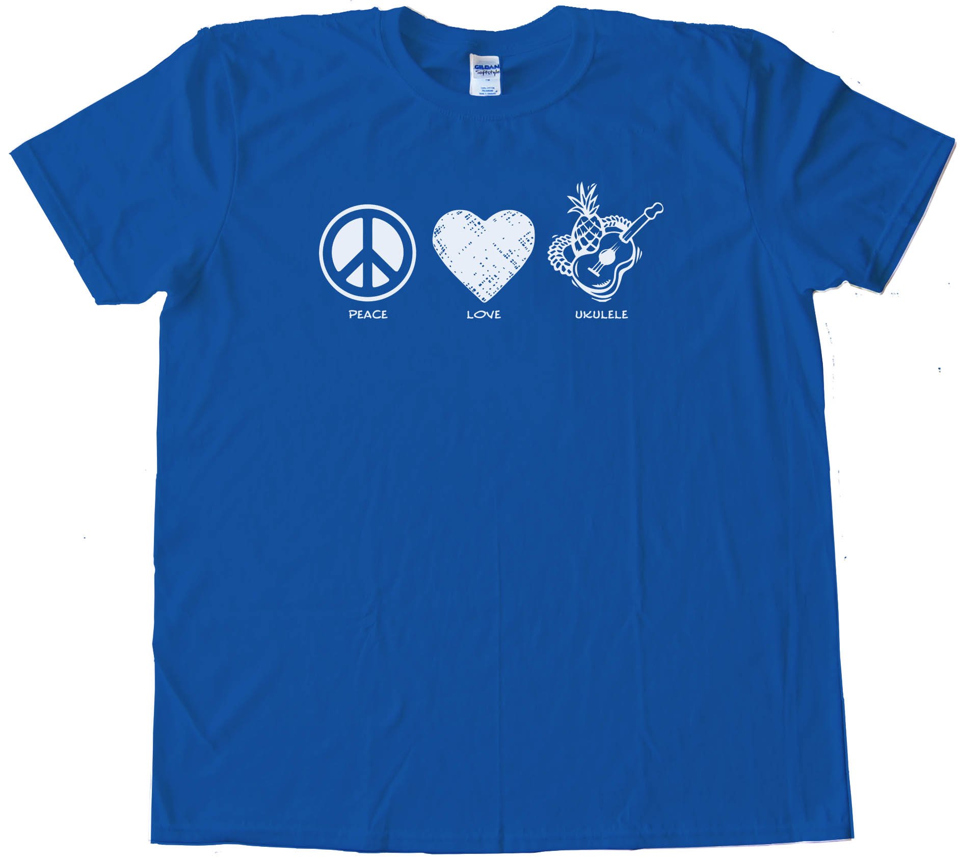 Peace Love And Ukulele - Tee Shirt