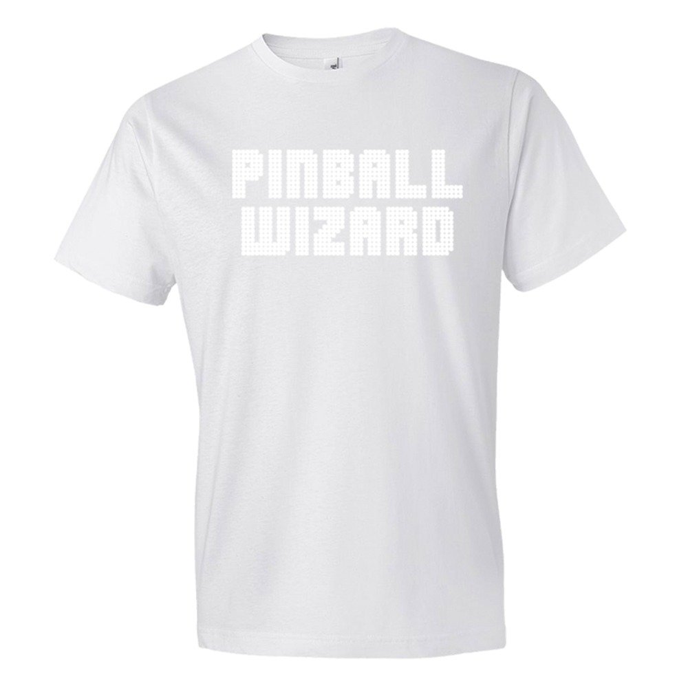 Pinball Wizard Backglass Font Player - Tee Shirt