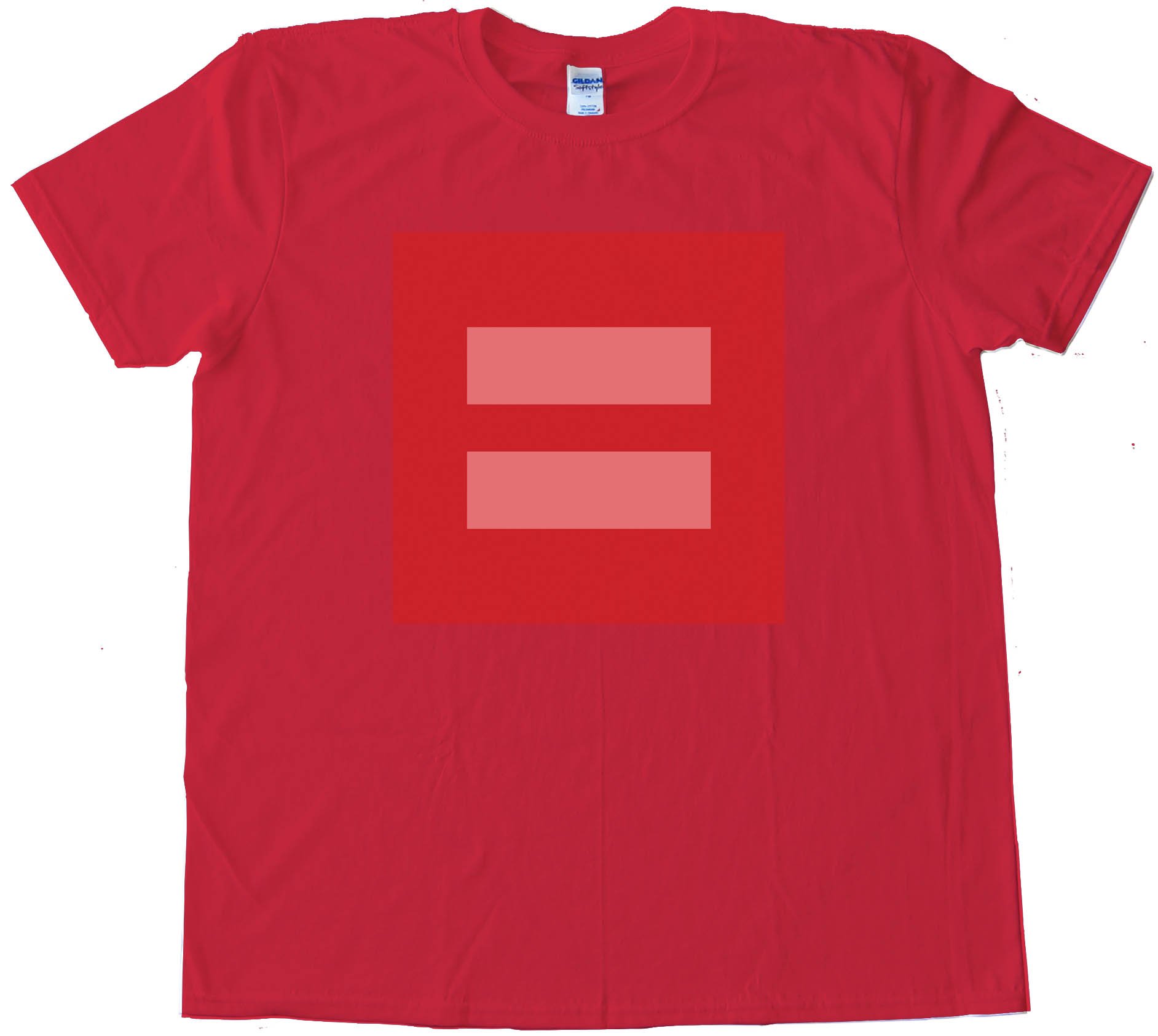 Pink Equal Symbol Facebook Equality - Tee Shirt