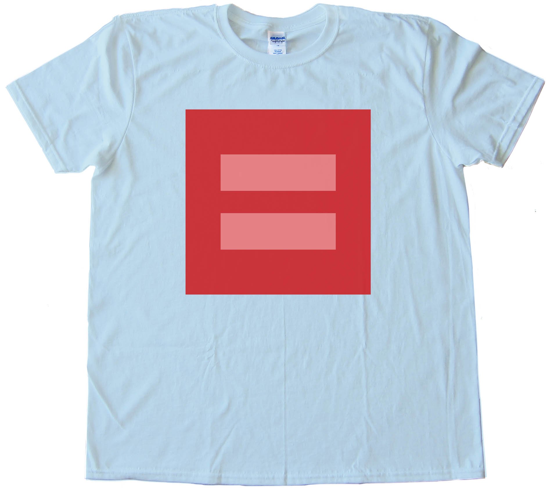 Pink Equal Symbol Facebook Equality - Tee Shirt