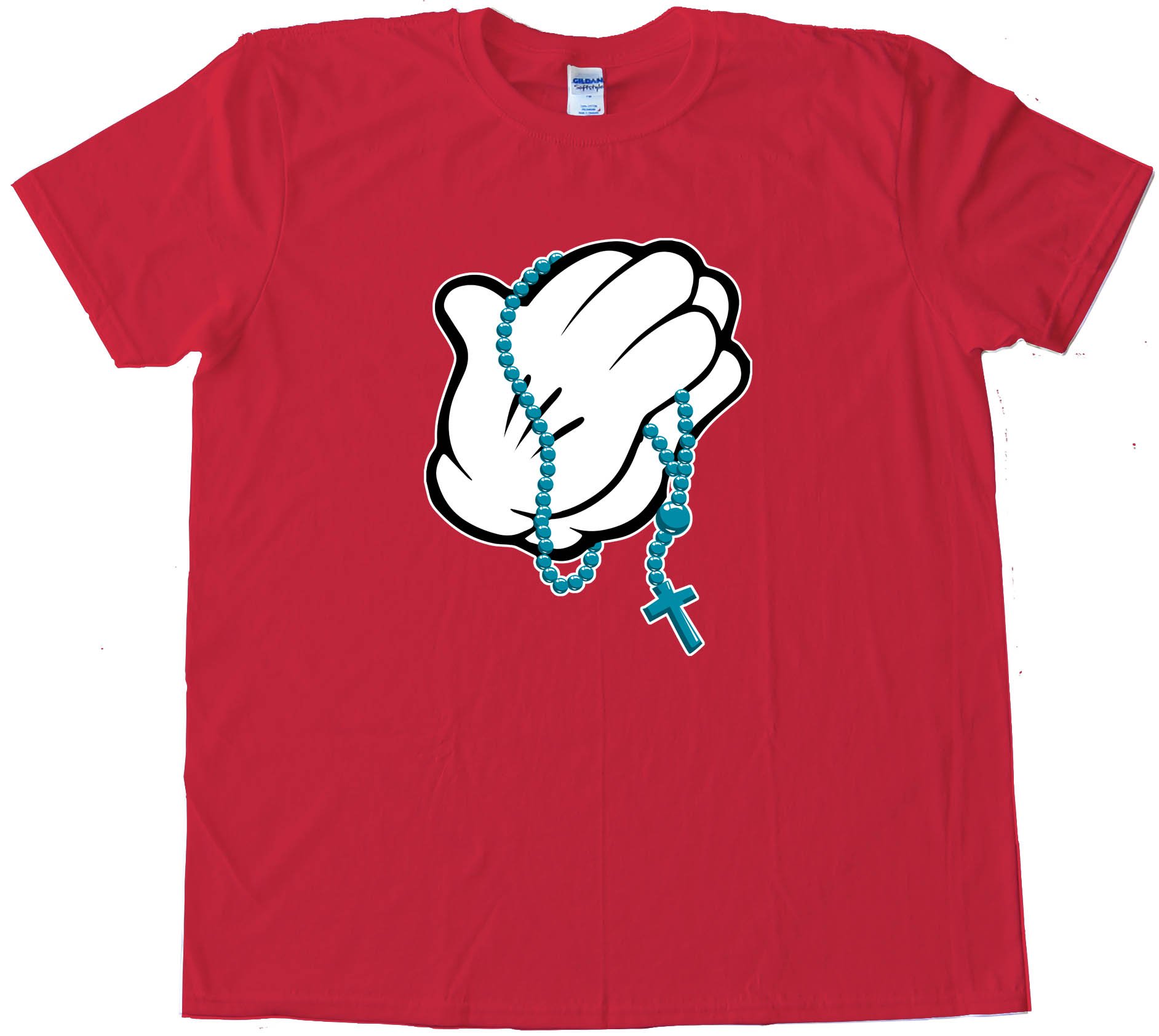 Praying Hands Mickey Mouse Style - Tee Shirt