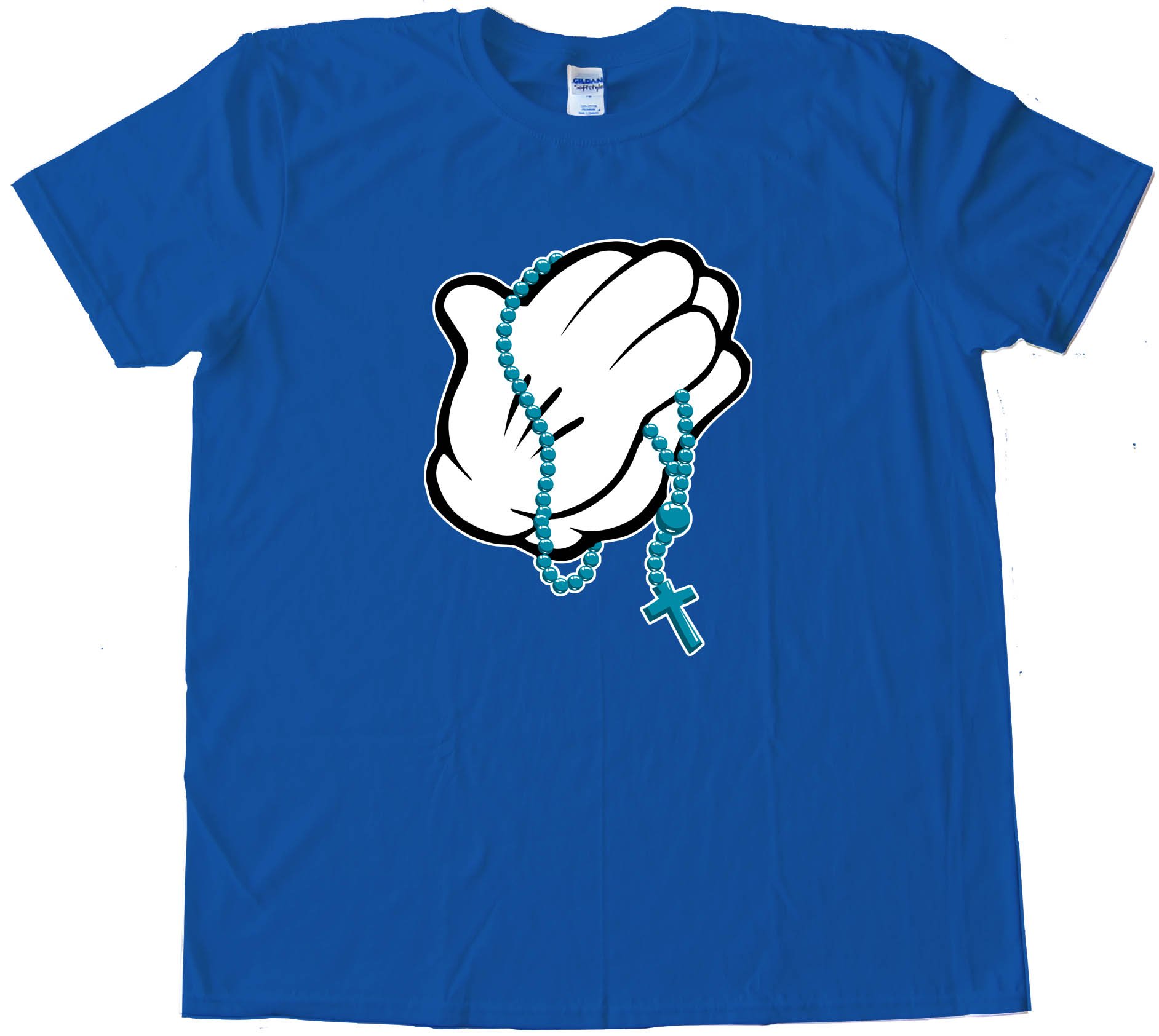 Praying Hands Mickey Mouse Style - Tee Shirt