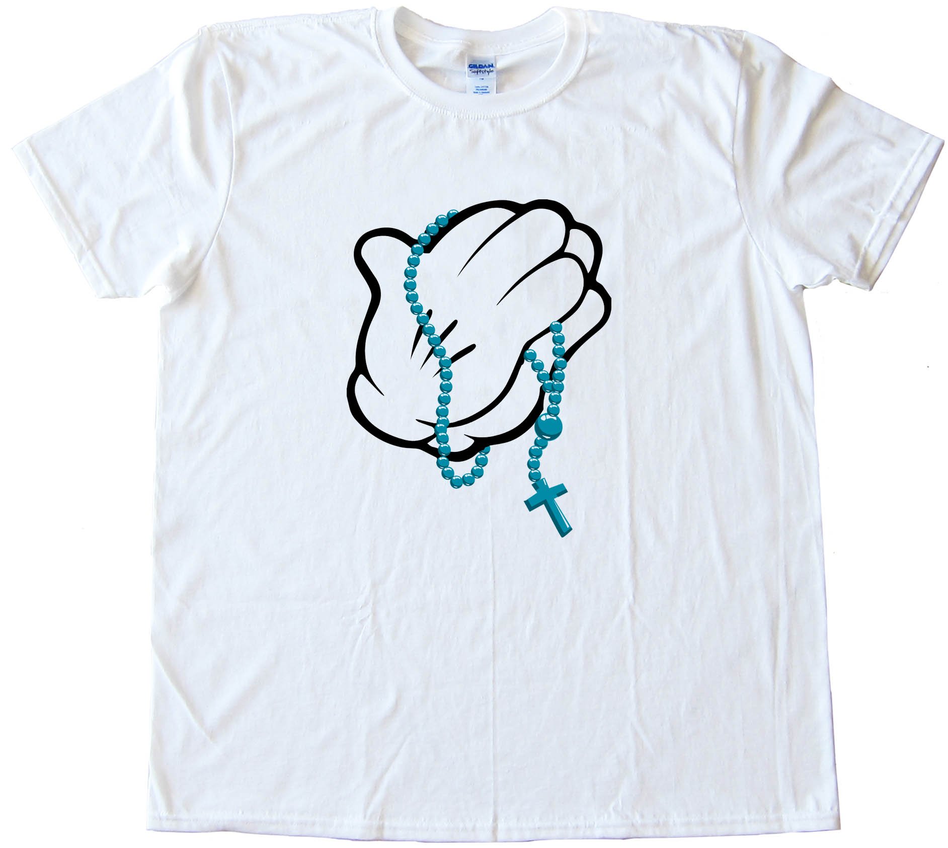 Praying Hands Mickey Mouse Style - Tee Shirt