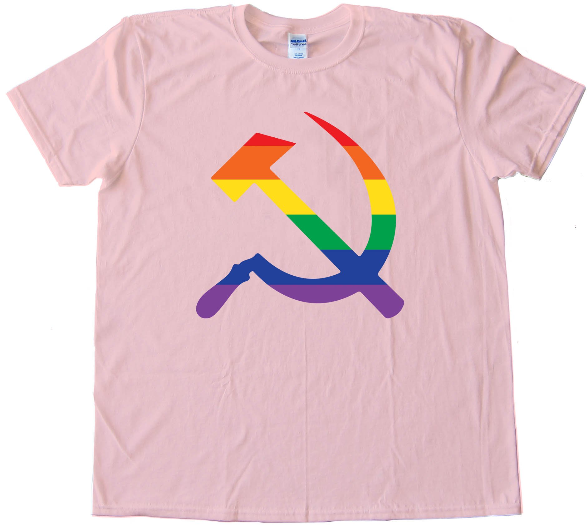 Rainbow Hammer And Sickle - Tee Shirt