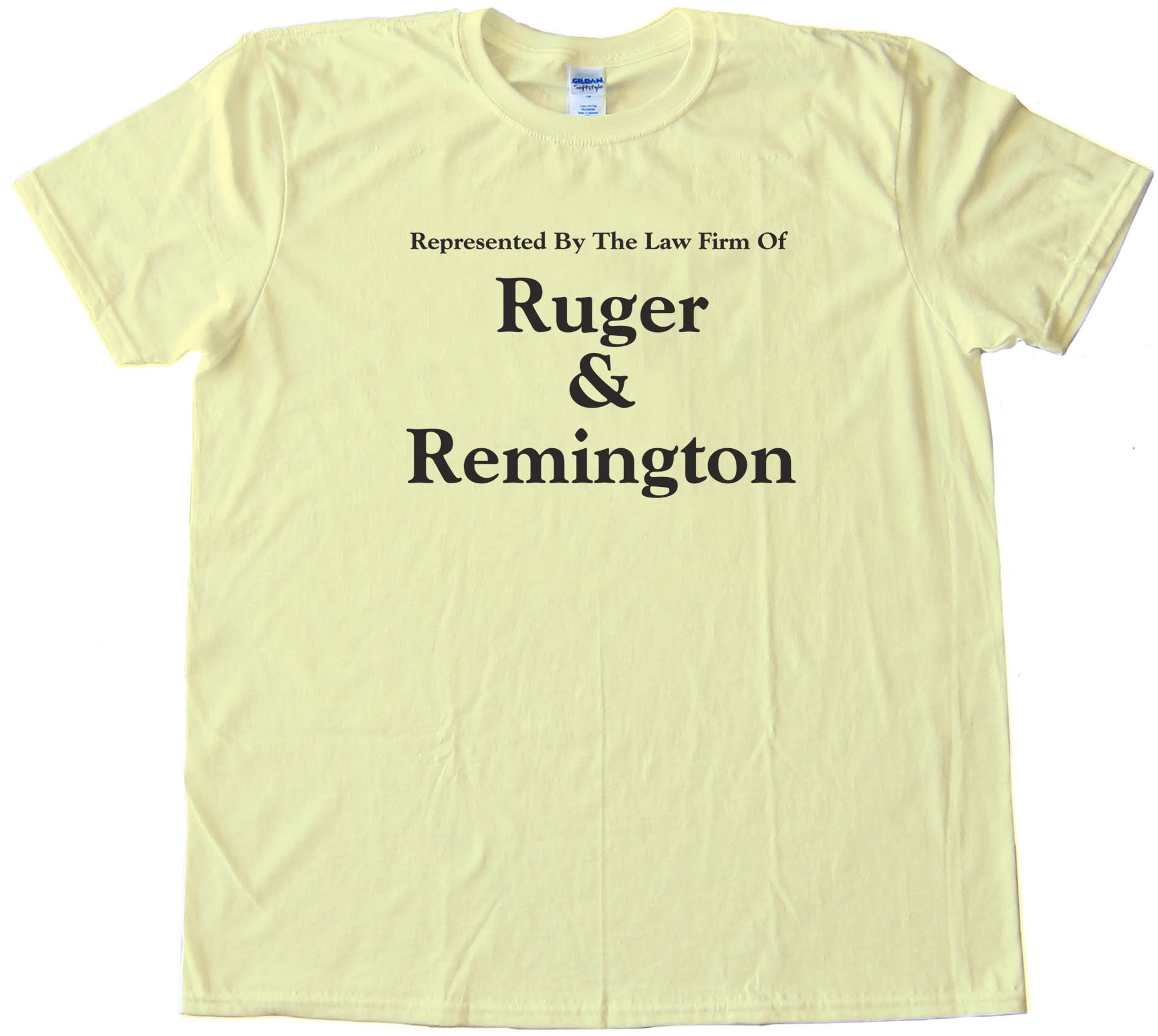 Represented By The Law Firm Of Ruger &Amp; Remington Gun Rights - Tee Shirt