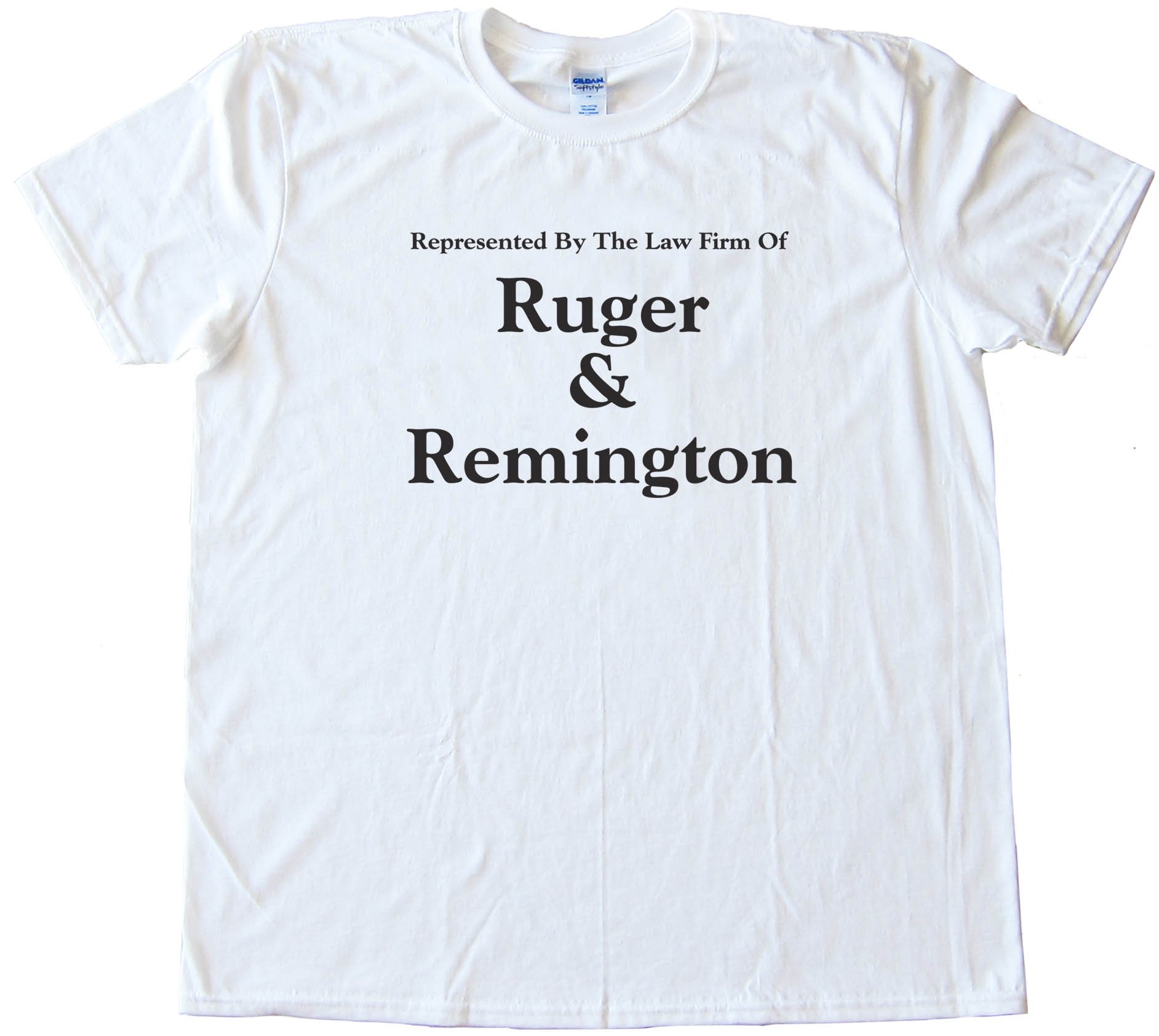 Represented By The Law Firm Of Ruger &Amp; Remington Gun Rights - Tee Shirt