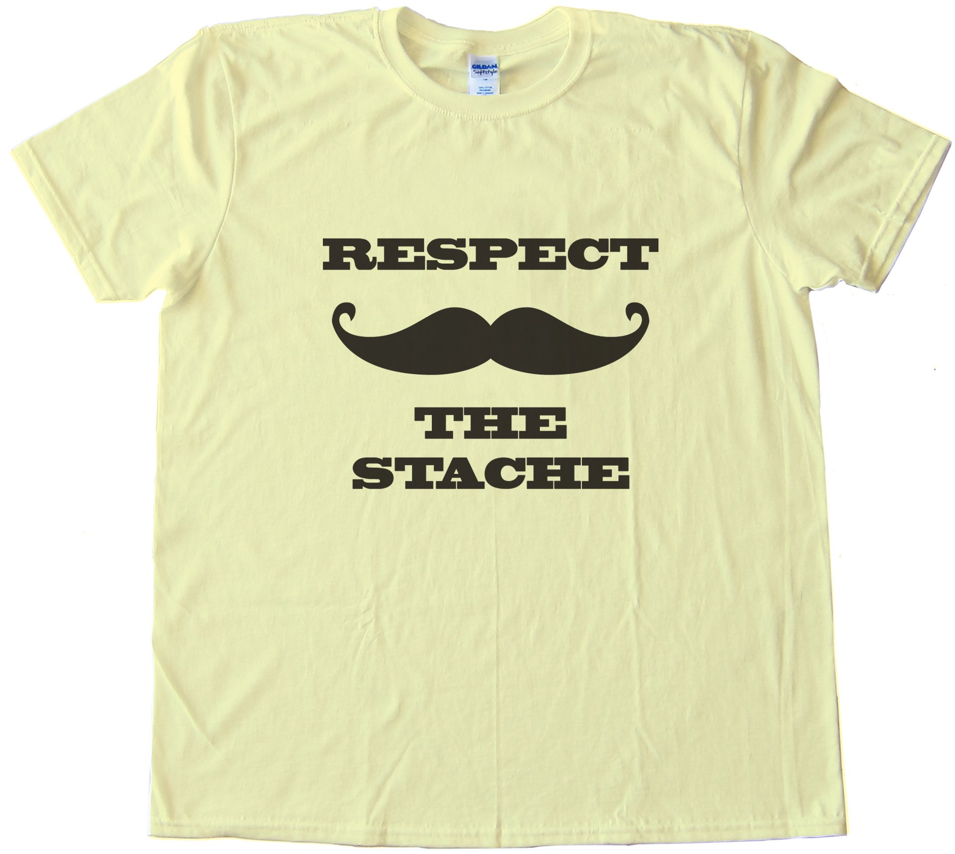 Respect The Stache Mustache Tee Shirt