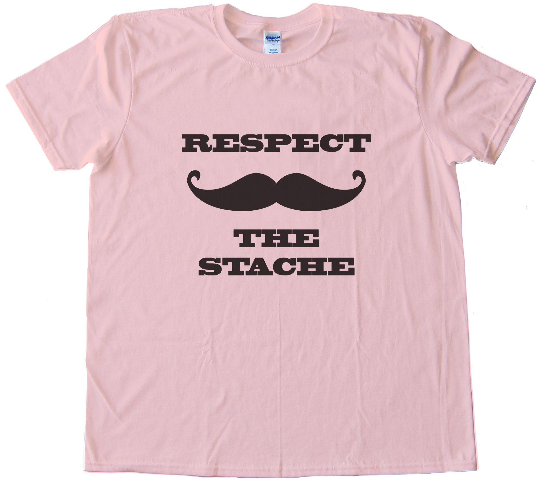 Respect The Stache Mustache Tee Shirt