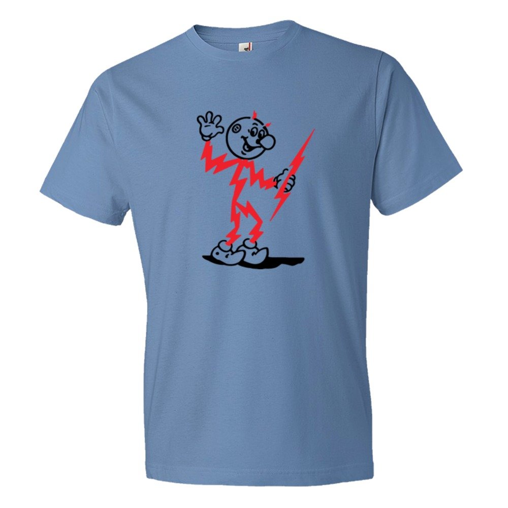 Retro Electricty Guy Killowatt Man - Tee Shirt