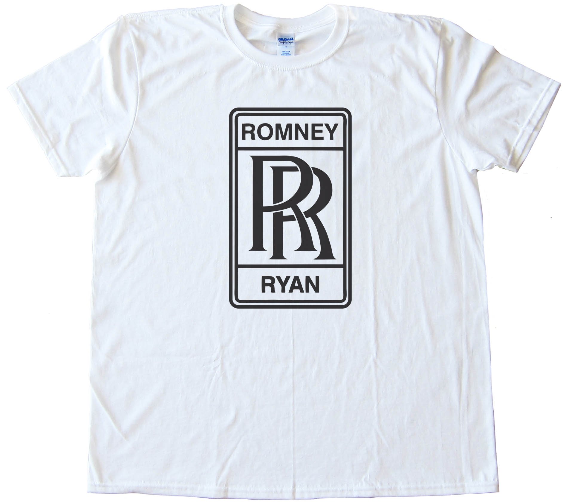 Romney Ryan Rolls Royce Logo - Tee Shirt