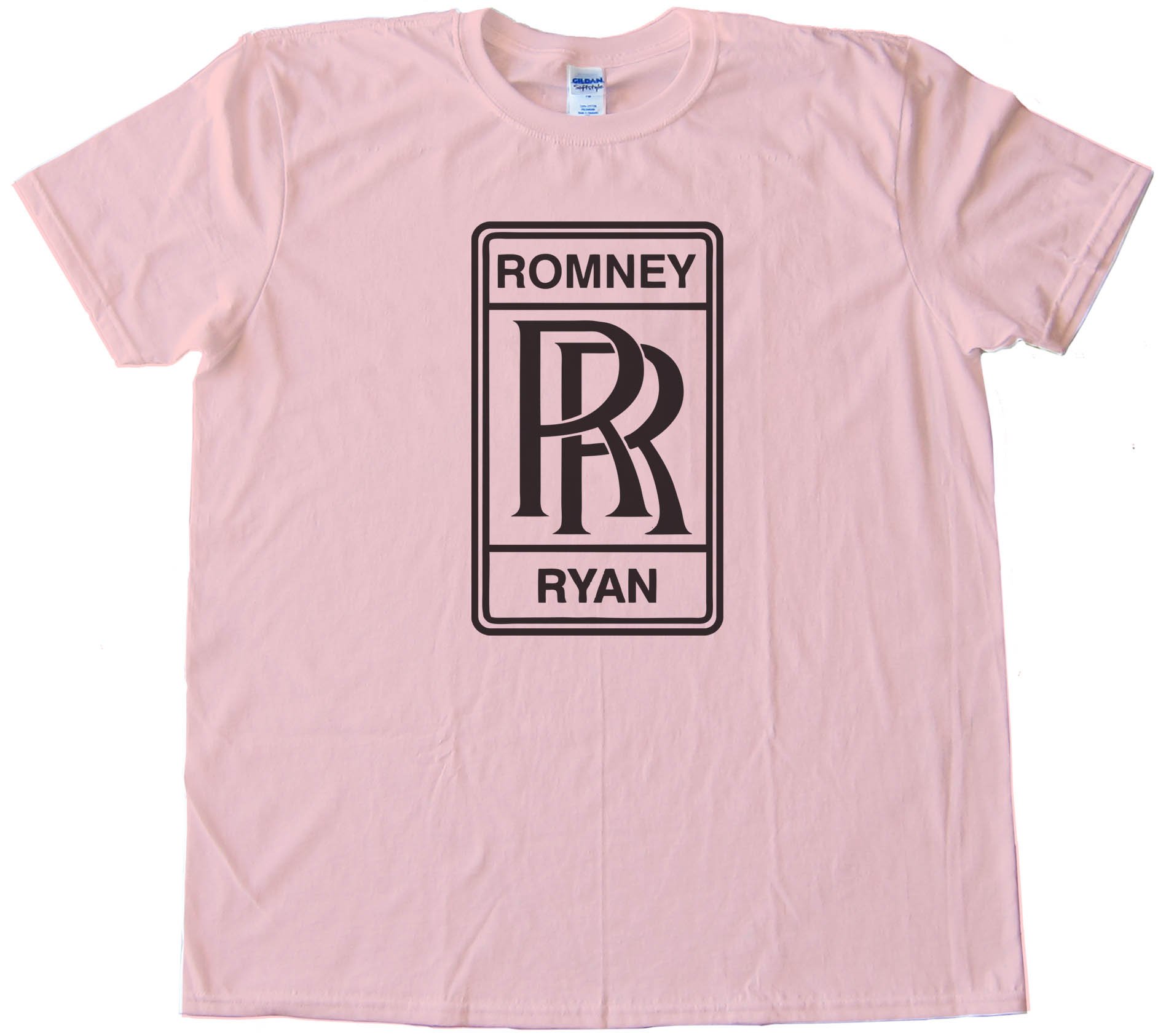 Romney Ryan Rolls Royce Logo - Tee Shirt