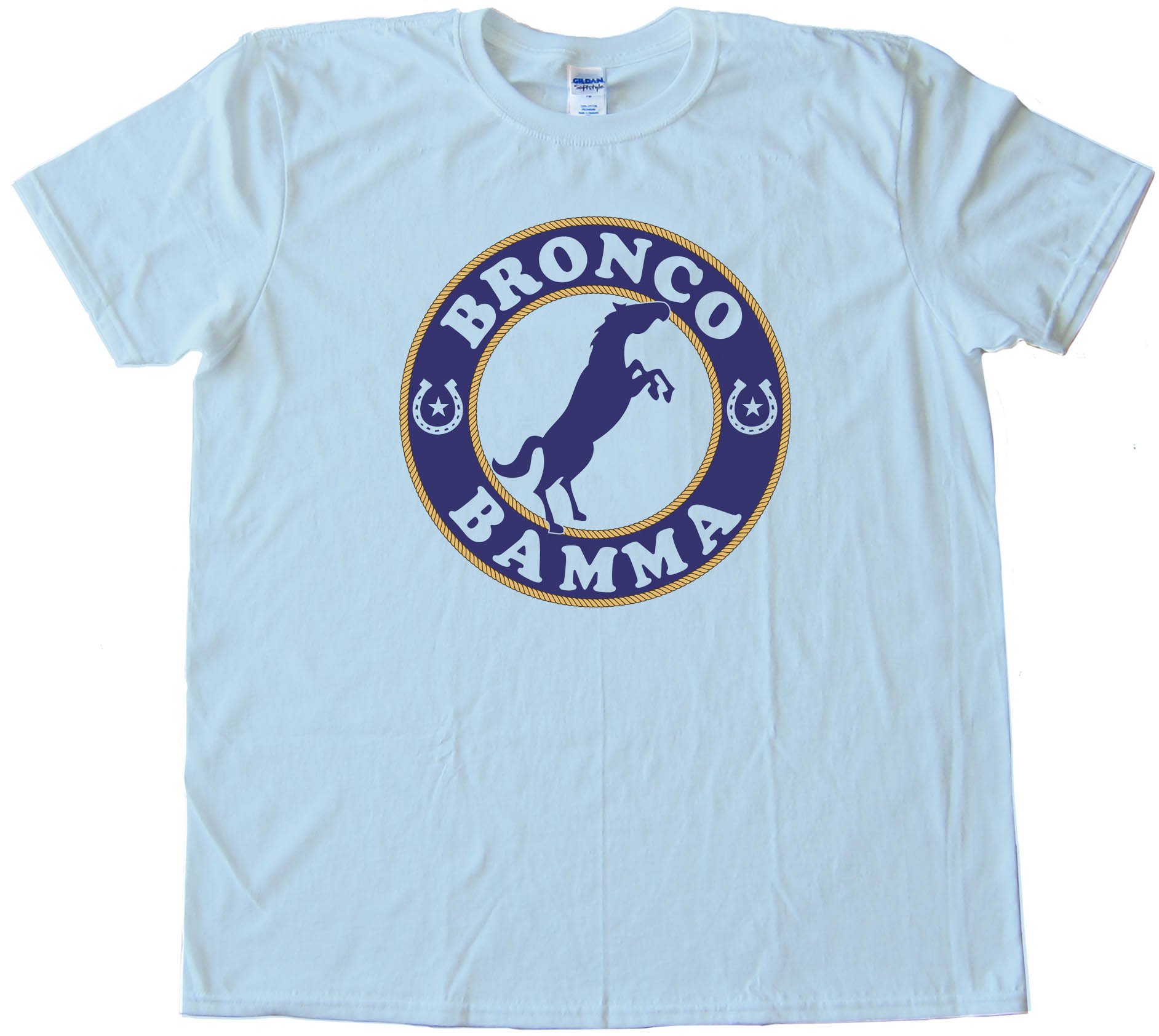 Ropes &Amp; Horseshoes Bronco Bamma - Tee Shirt