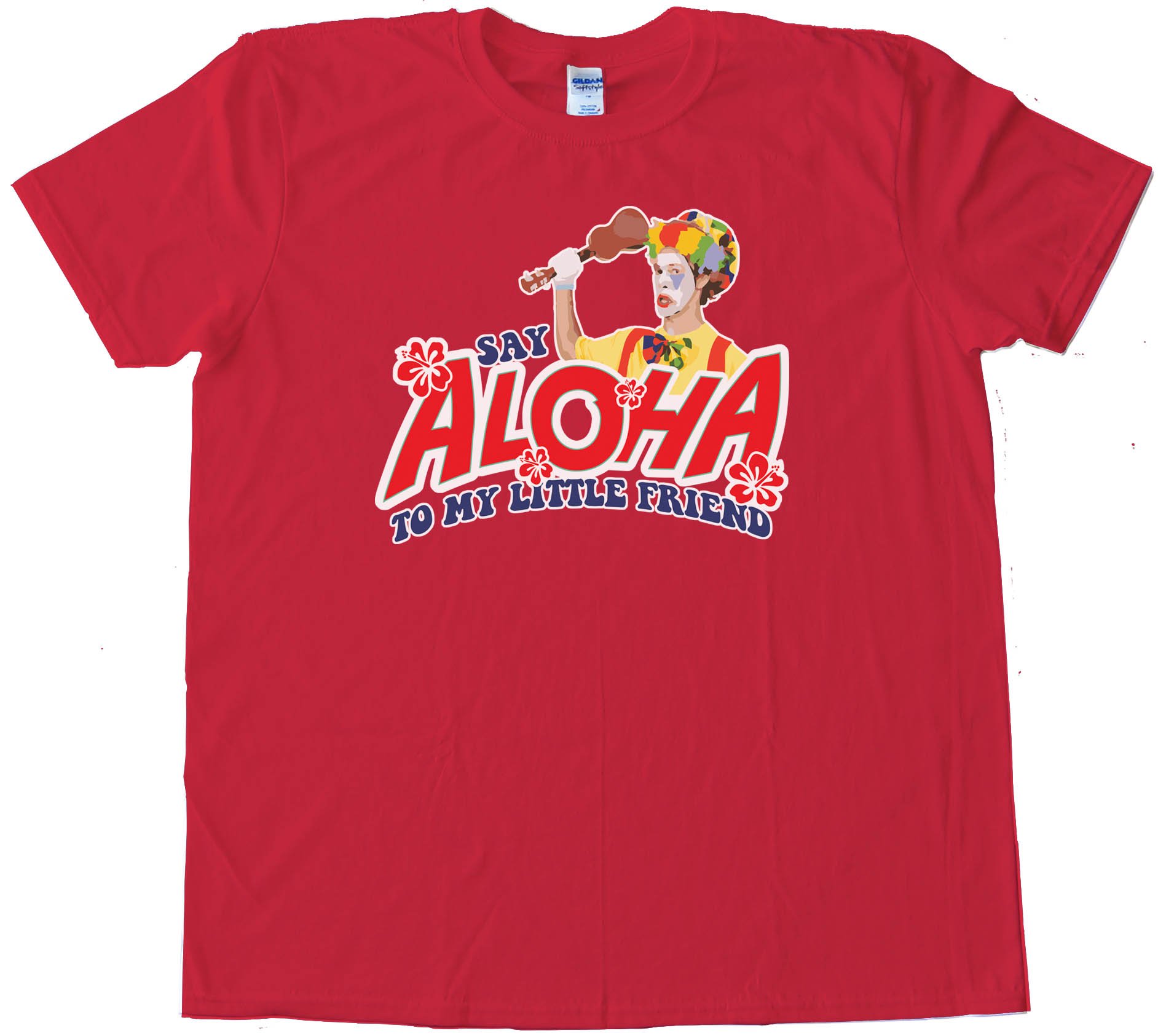 Say Aloha To My Little Friend Scarface Ukulele - Tee Shirt