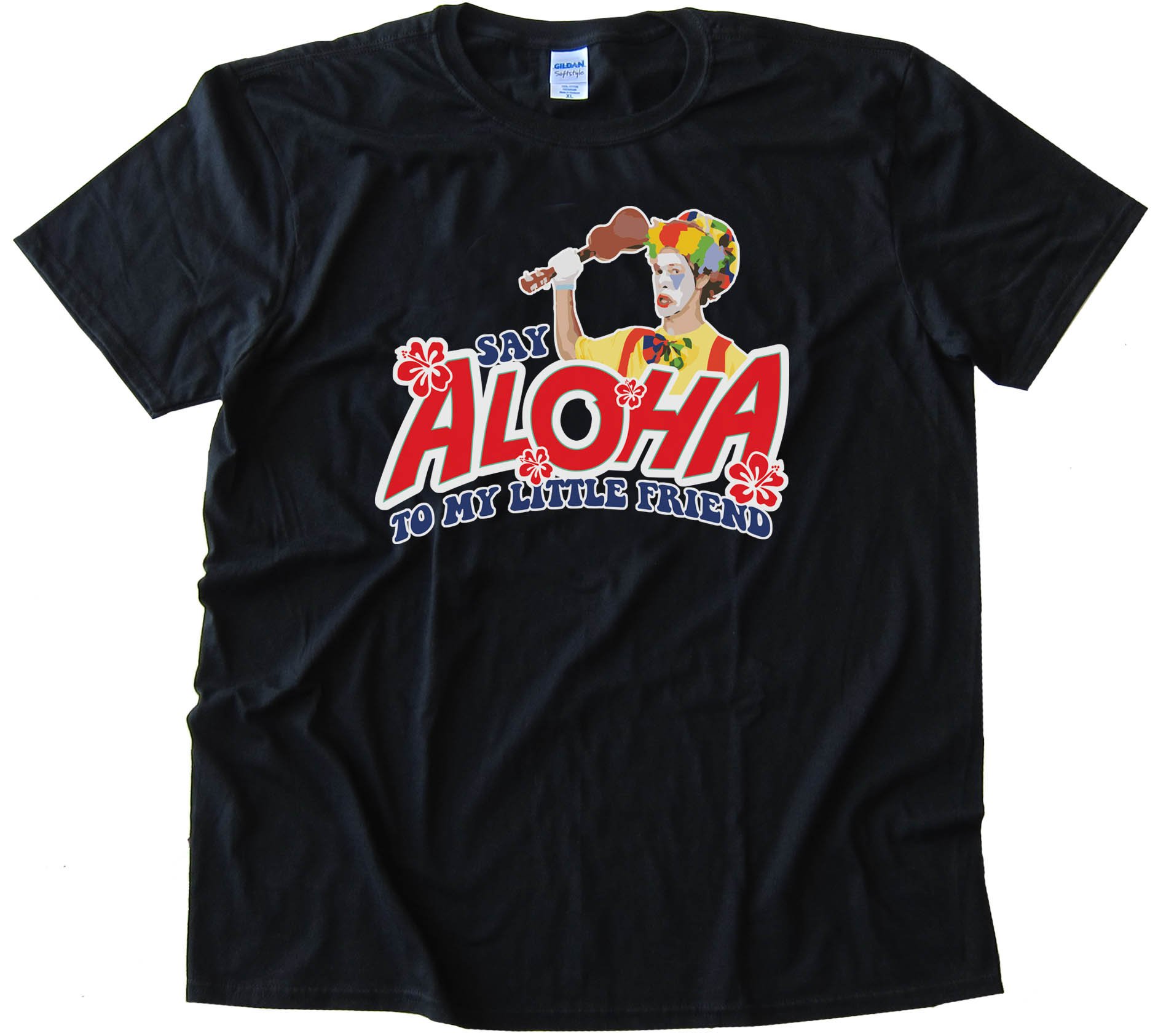 Say Aloha To My Little Friend Scarface Ukulele - Tee Shirt