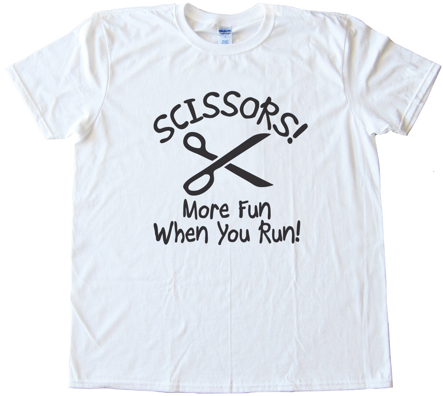 Scissors! More Fun When You Run! Tee Shirt