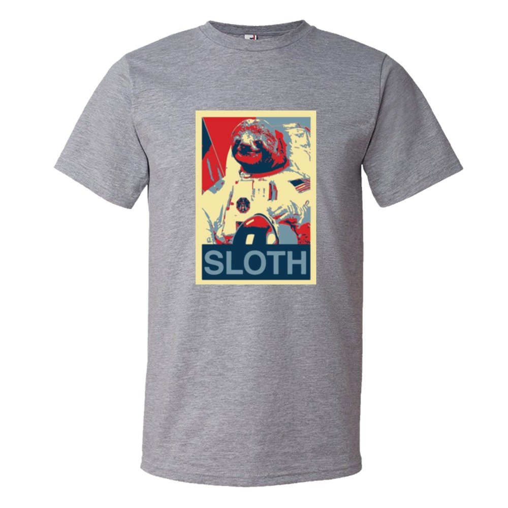 Sloth Face Plain Simple - Tee Shirt