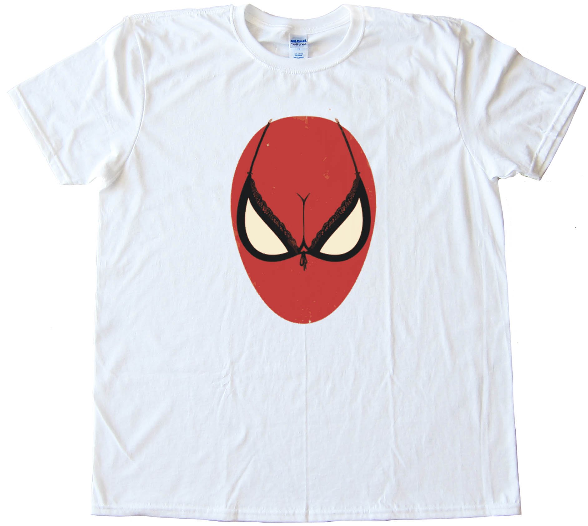 Spiderman Bra Face - Tee Shirt