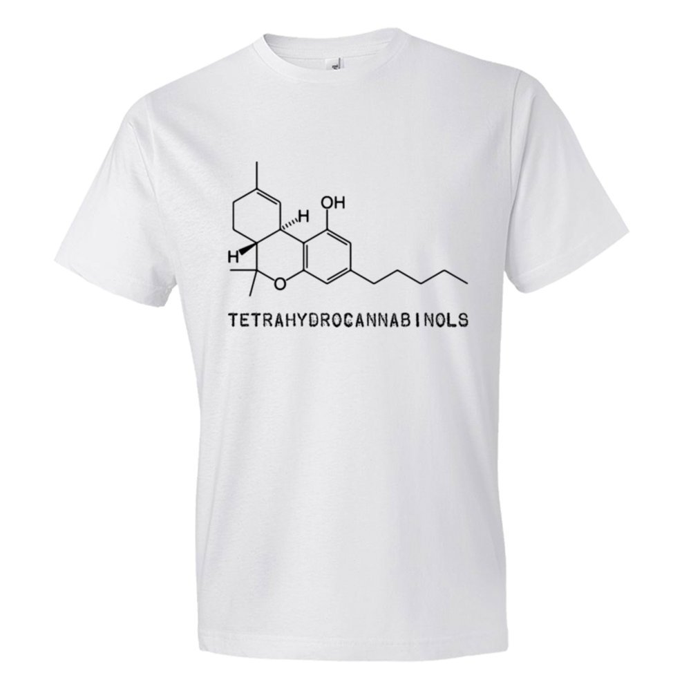 Thc Molecular Structure Diagram - Tee Shirt