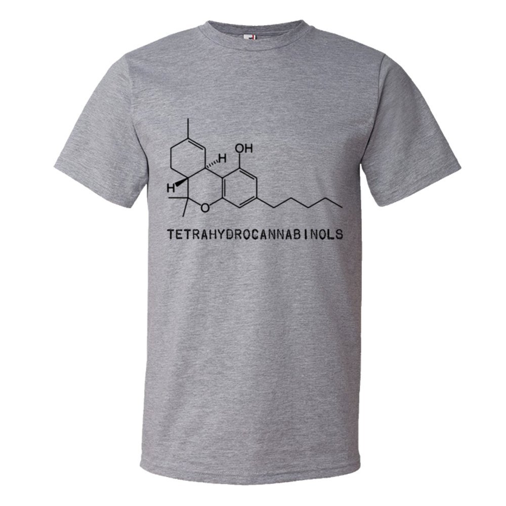 Thc Molecular Structure Diagram - Tee Shirt