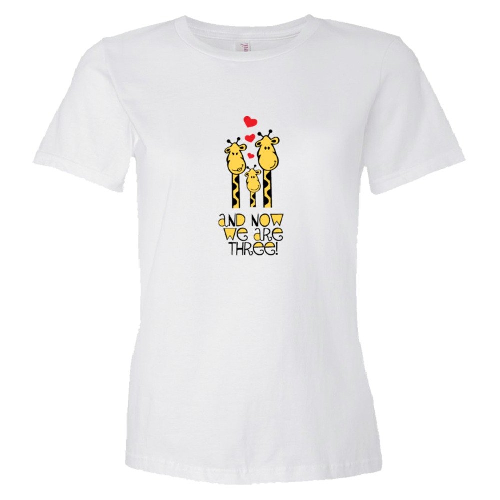 And Now We Are Three Giraffes Baby - Tee Shirt