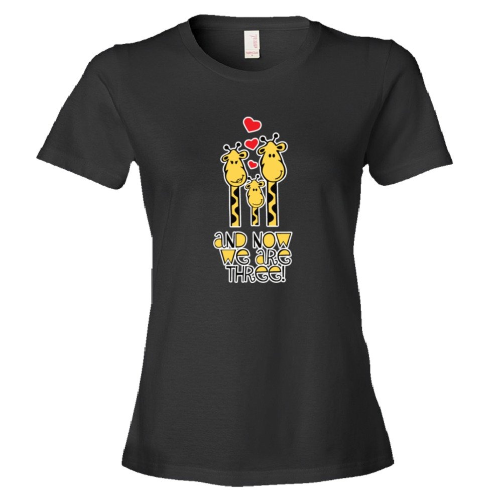 And Now We Are Three Giraffes Baby - Tee Shirt