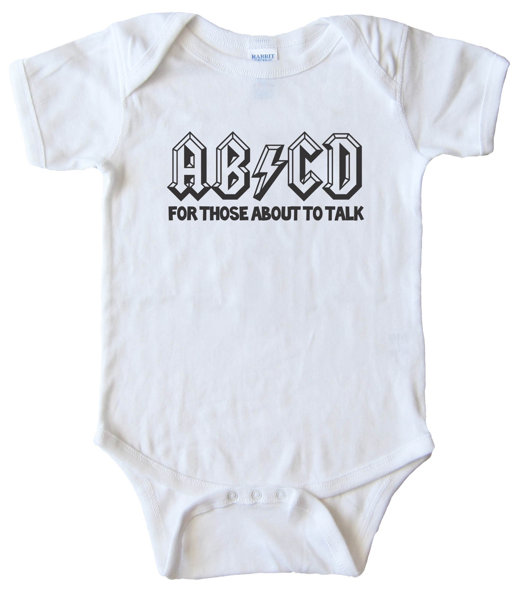 Baby Bodysuit - Abcd For Those About To Talk -