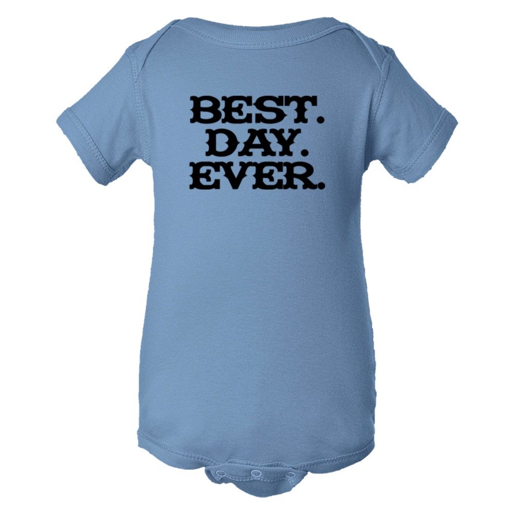 Baby Bodysuit Best. Day. Ever. Mad Magazine Font