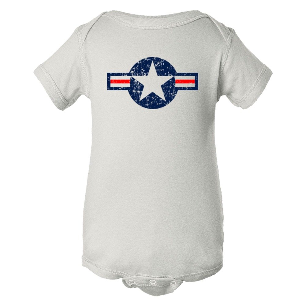 Baby Bodysuit Classic American Military Star Air Force