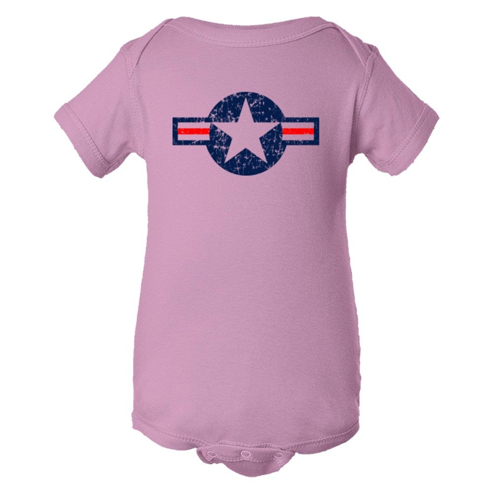 Baby Bodysuit Classic American Military Star Air Force