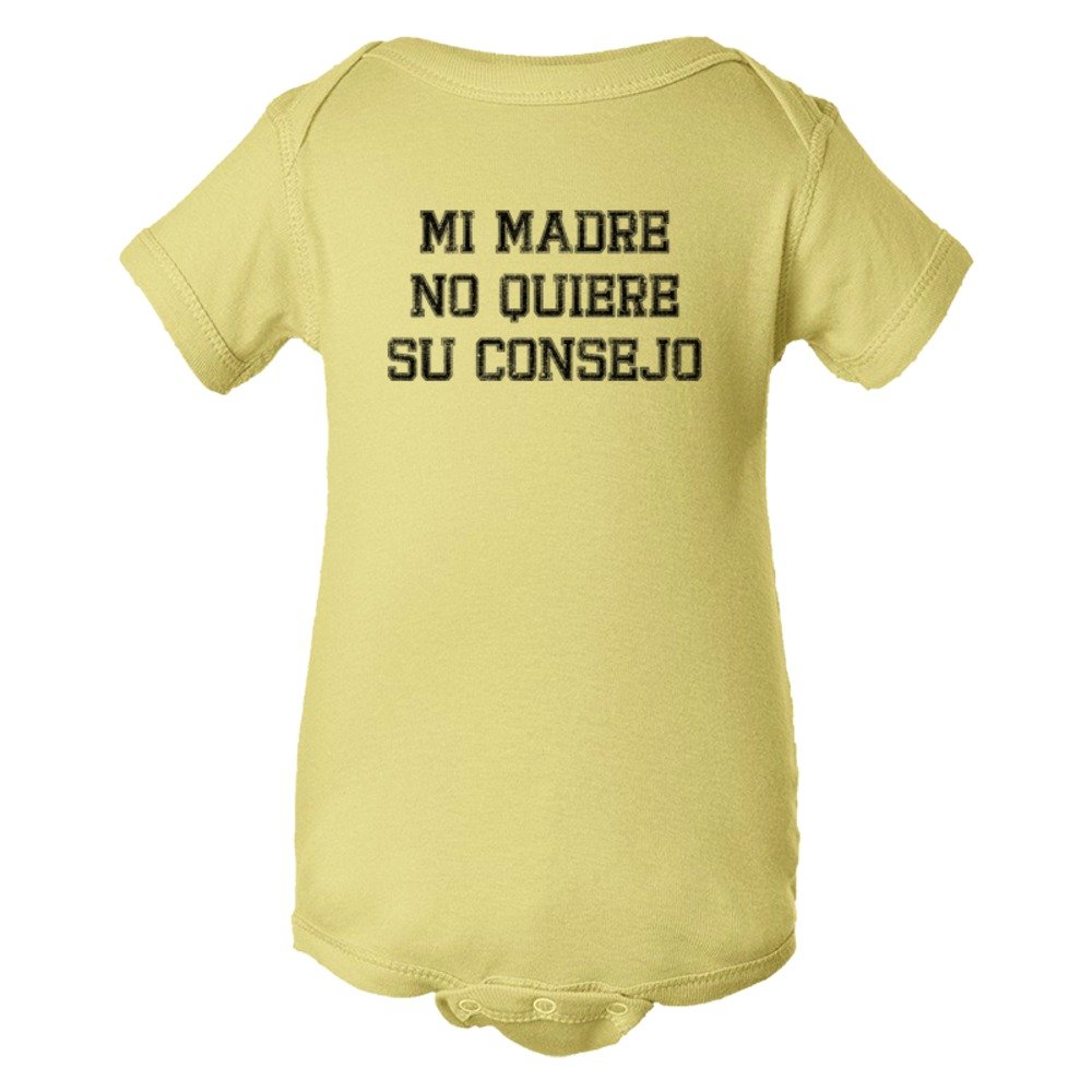 Baby Bodysuit Mi Madre No Quiere Su Consejo