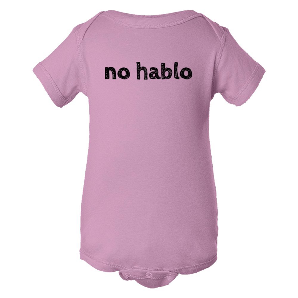 Baby Bodysuit No Hablo I Don'T Speak Spanish