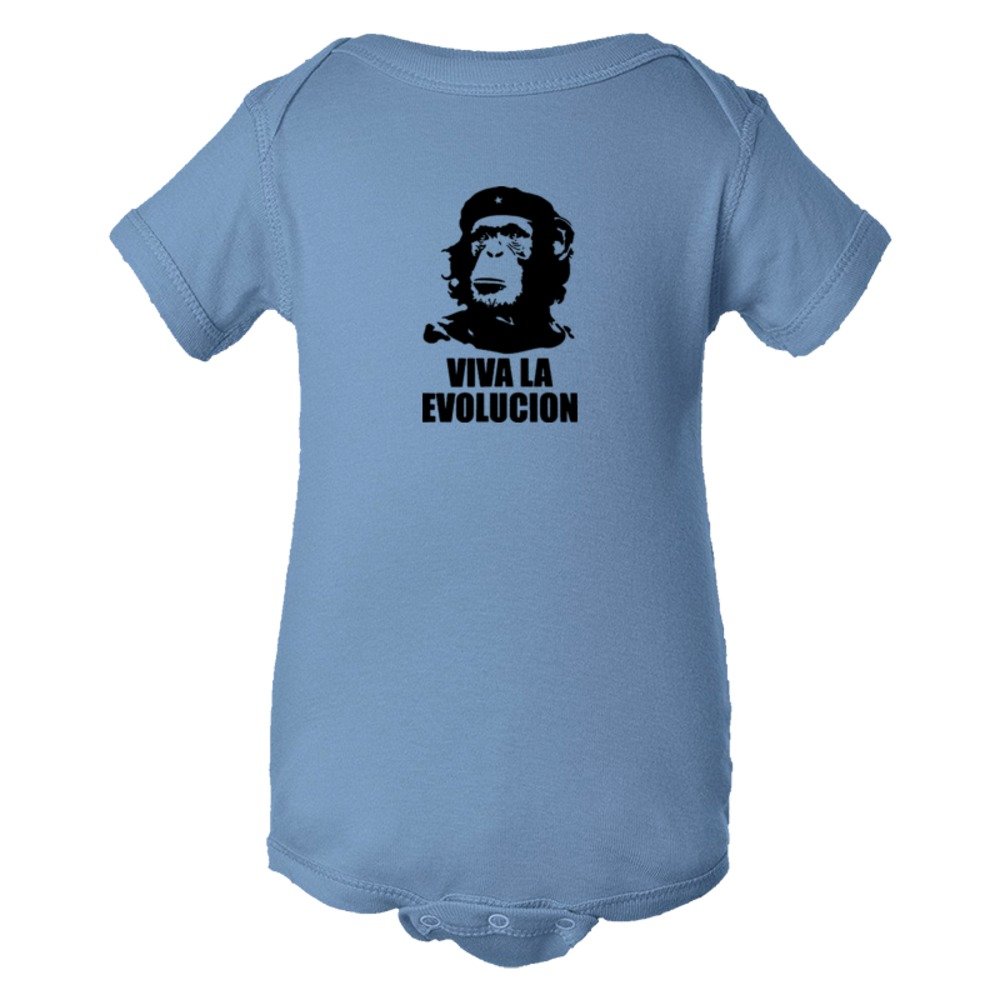 Baby Bodysuit Viva La Evolucion Che Guevara Chimp