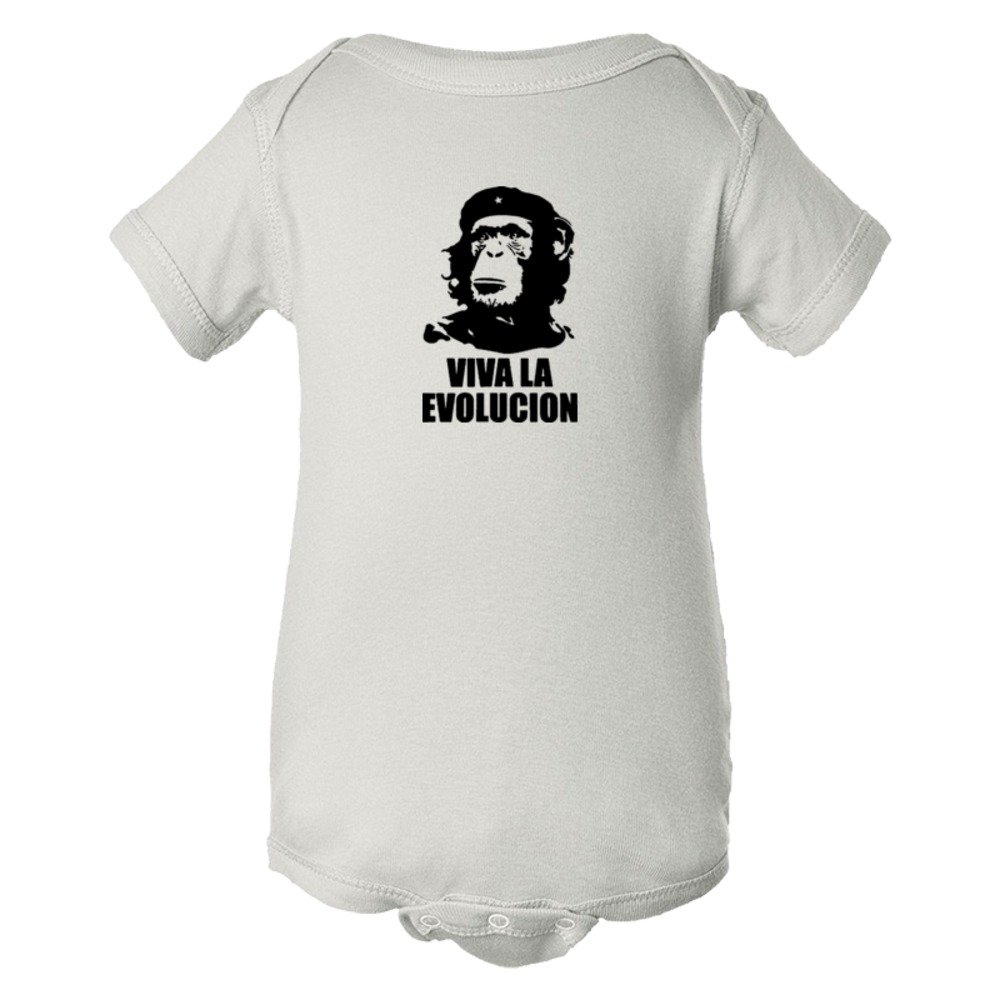 Baby Bodysuit Viva La Evolucion Che Guevara Chimp