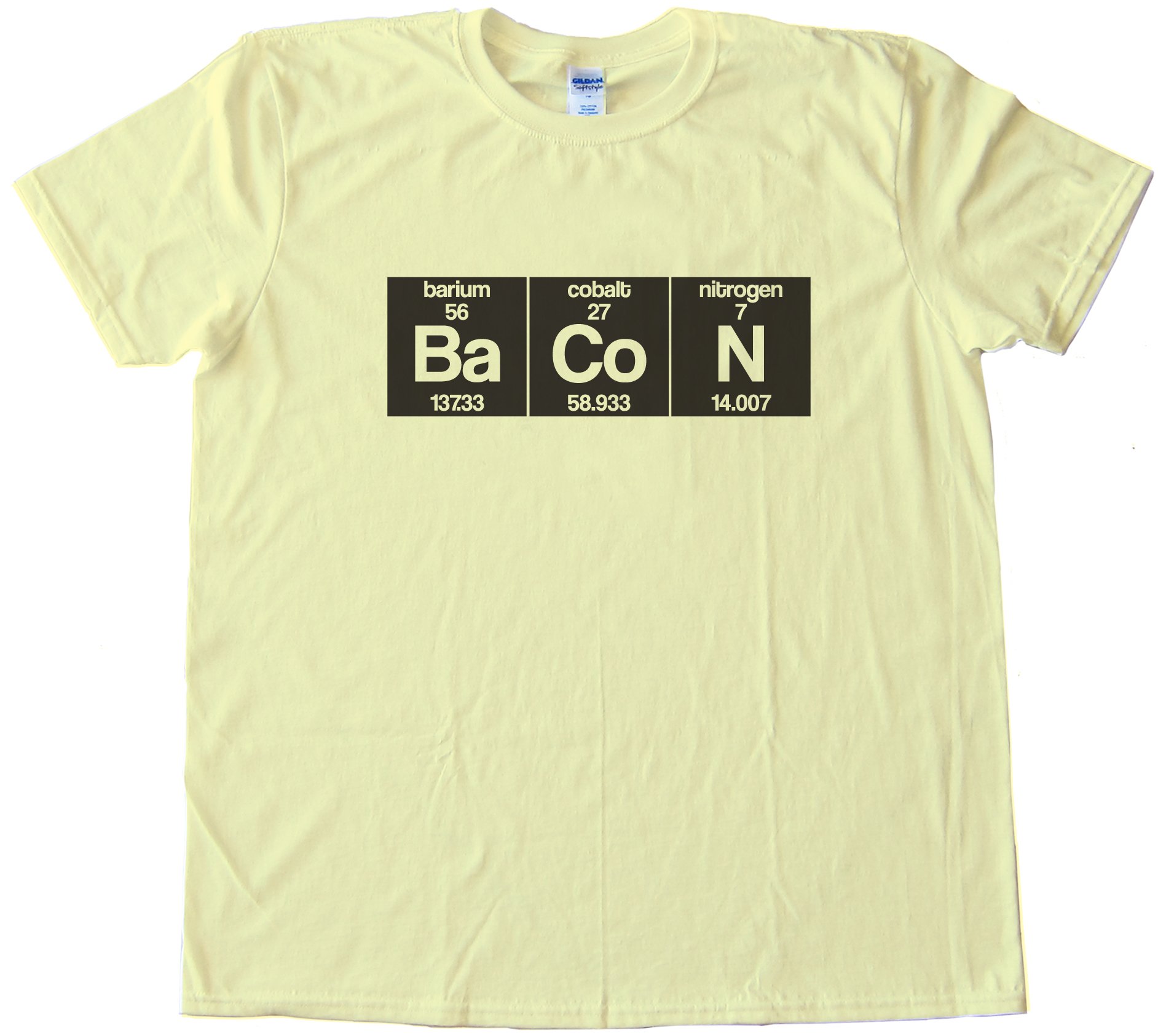 Bacon Periodic Chart Tee Shirt