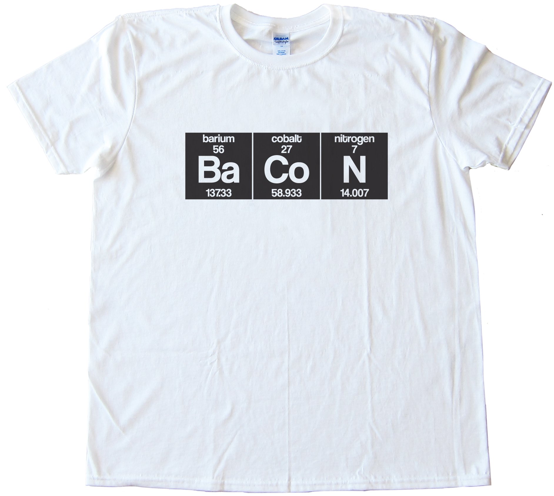 Bacon Periodic Chart Tee Shirt