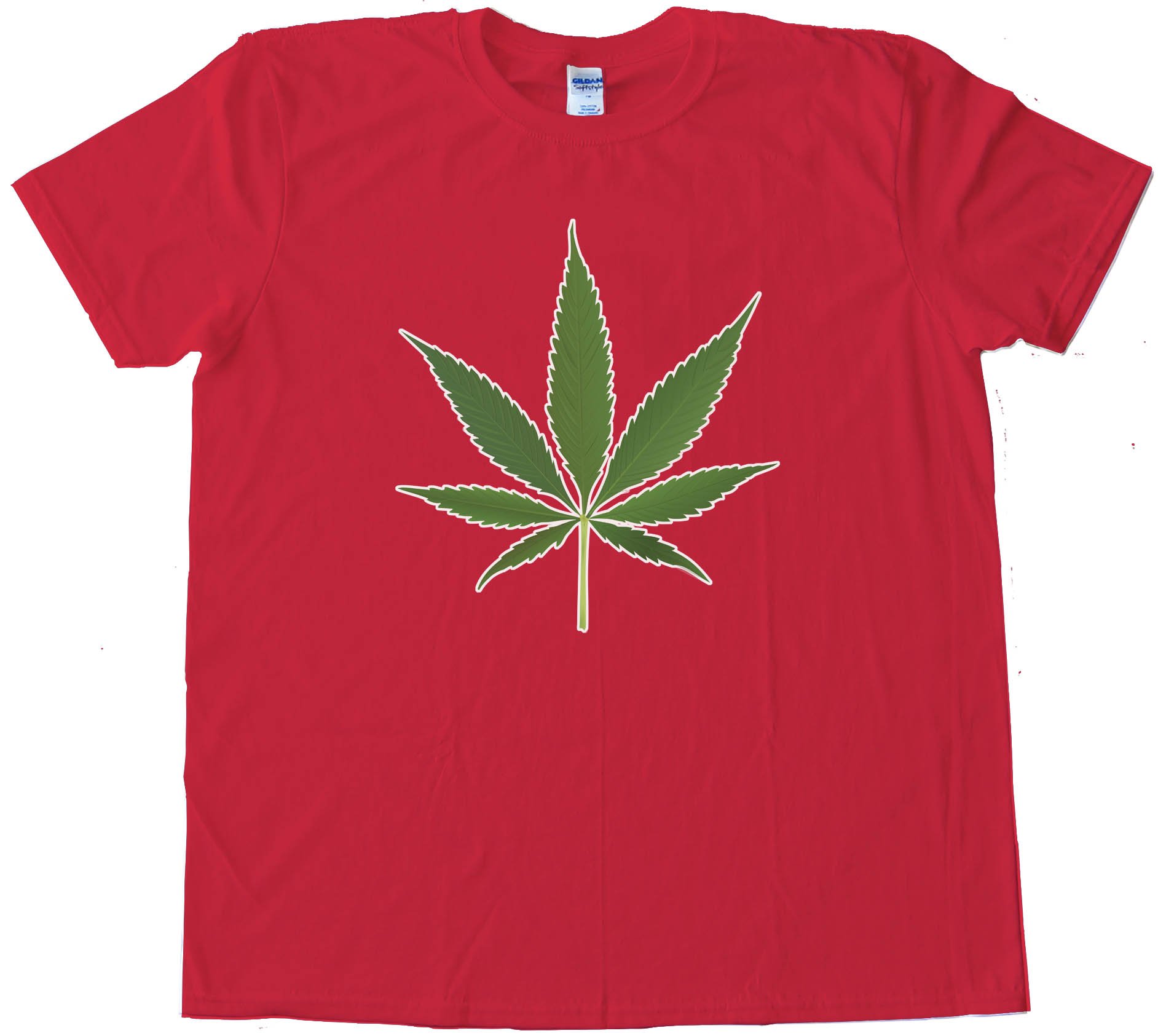 Big Marijuana Leaf Pot Weed Tee Shirt