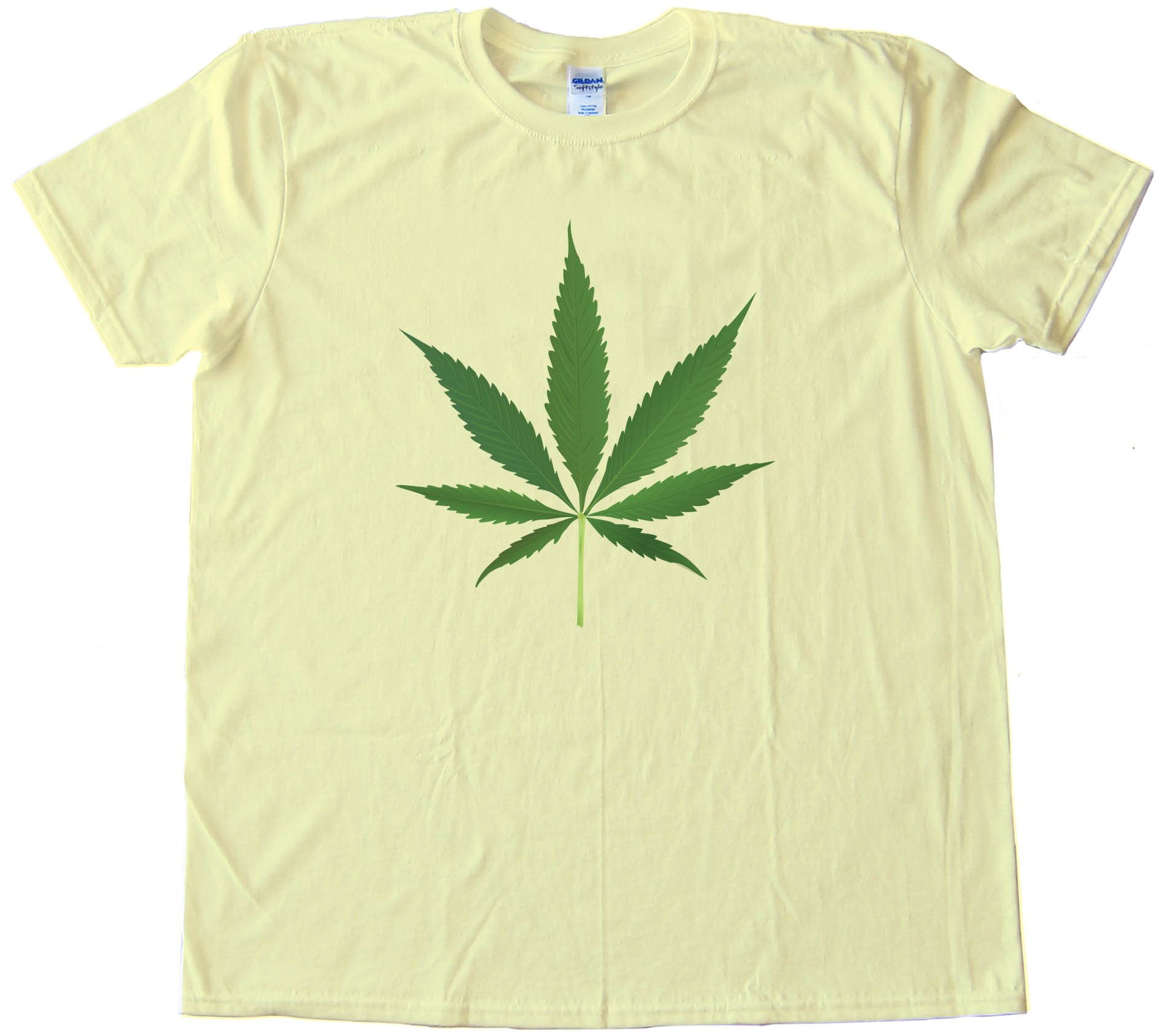 Big Marijuana Leaf Pot Weed Tee Shirt