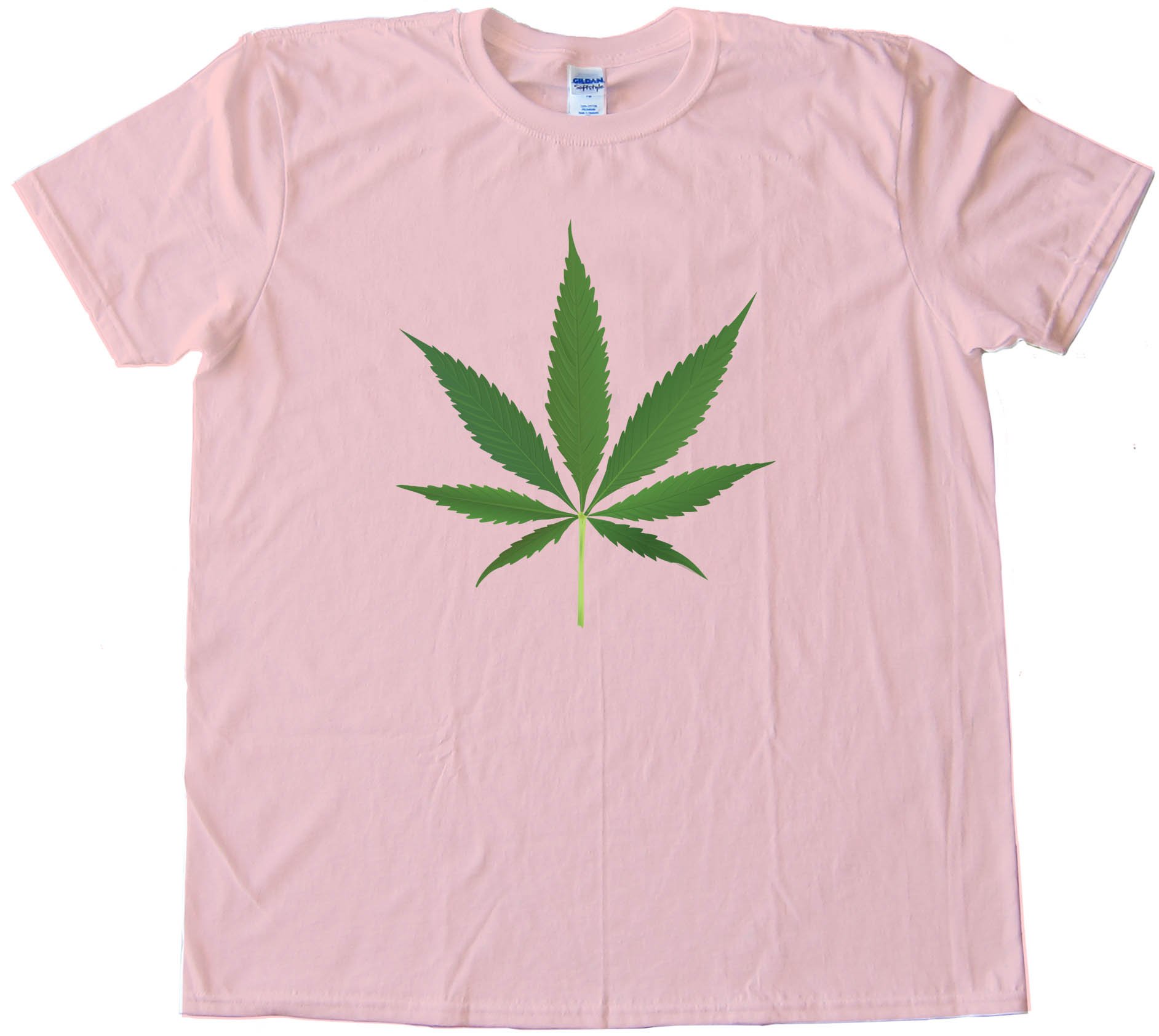 Big Marijuana Leaf Pot Weed Tee Shirt