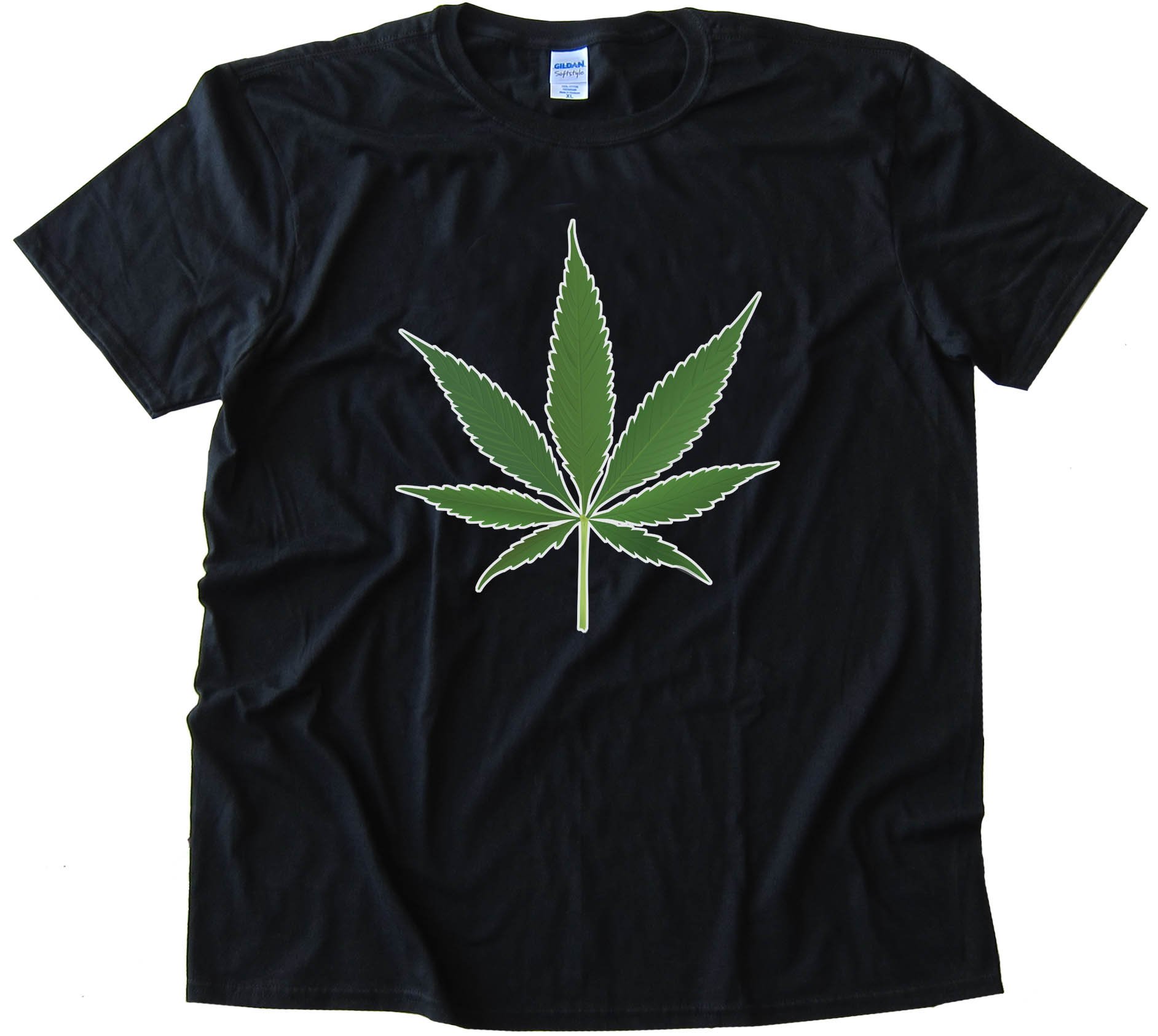 Big Marijuana Leaf Pot Weed Tee Shirt