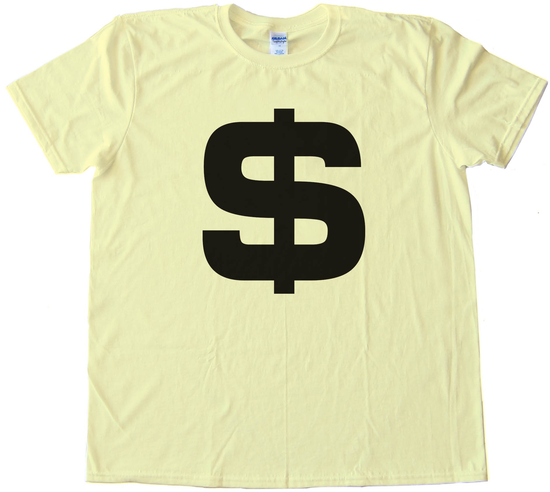 Big Us Dollar Sign Tee Shirt