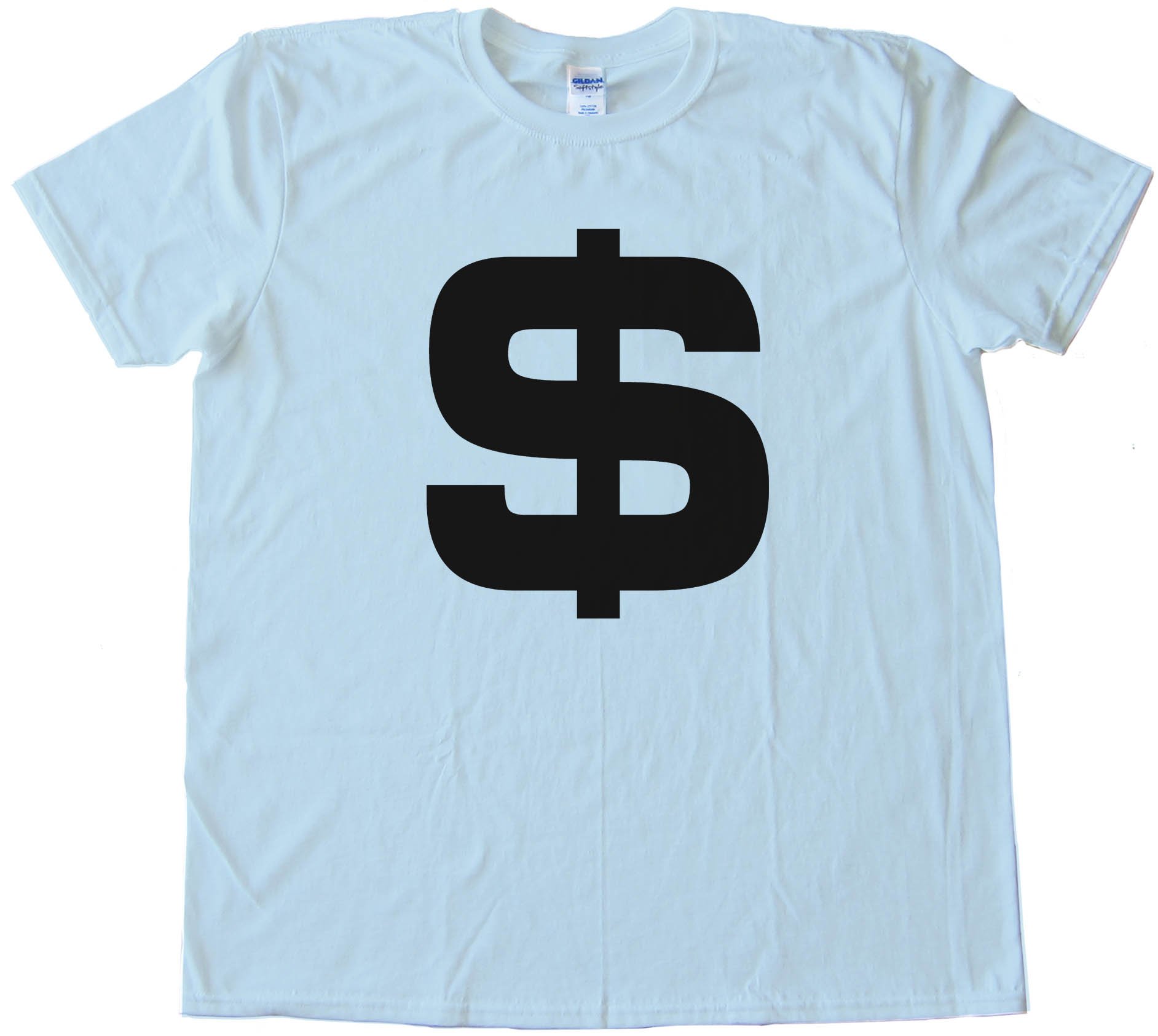 Big Us Dollar Sign Tee Shirt